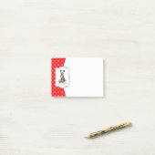 Post-it® Let's Go! Walk Chinese Crested Dog (hl blk wh 1) (Sur un bureau)