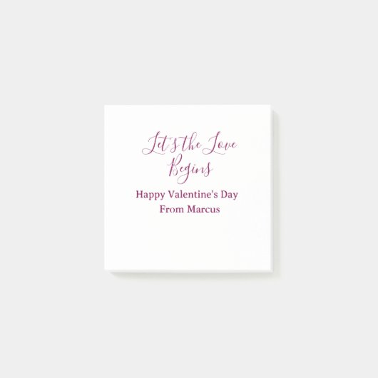 Post-it® lets the fun begins happy new year name year simpl (Devant)