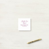 Post-it® lets the fun begins happy new year name year simpl (Sur un bureau)