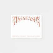 Post-it® Lettré À La Main Ceci La Saison Noël (Devant)