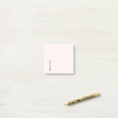 Post-it® LETTRE Florale "I" Notes du monogramme (Sur un bureau)
