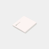 Post-it® LETTRE Florale "I" Notes du monogramme (Incliné)