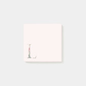 Post-it® LETTRE Florale "L" Notes du monogramme (Devant)