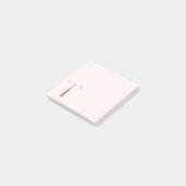 Post-it® LETTRE Florale "T" Notes du monogramme (Incliné)