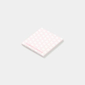Post-it® LETTRE INITIALE PLEINE VIDE blanche (Incliné)