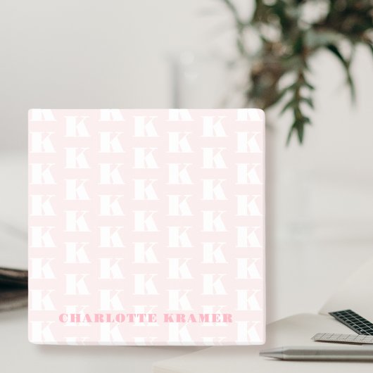 Post-it® LETTRE INITIALE PLEINE VIDE blanche