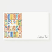 Post-it® Lettres de l'alphabet grec | Notes pour l'enseigna (Devant)