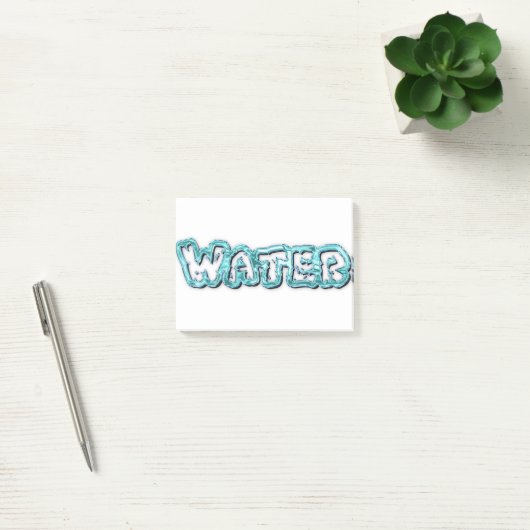 Post-it® Lettres d'eau potable (Bureau)