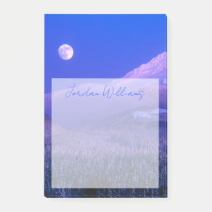 Post-it® Lever de lune sur le mont Hood Oregon en hiver