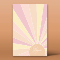 Lever de soleil à bande rétro - pastel rainbow scr
