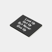 Post-it® Levez-Vous, Mais N'Abandonnez Jamais (Incliné)