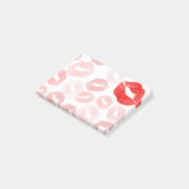 Post-it® Lèvres au rouge à lèvres (Incliné)