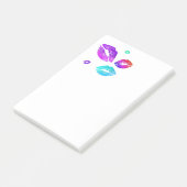 Post-it® Lèvres colorées (Incliné)