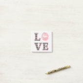 Post-it® Lèvres d'amour (Sur un bureau)