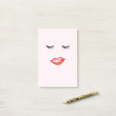 Post-it® Lèvres et Cils (Sur un bureau)