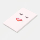 Post-it® Lèvres et Cils (Incliné)