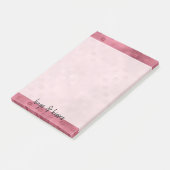 Post-it® Lèvres rose Glitzy (Incliné)