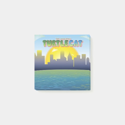 Post-it® L'Extraordinaire Arrière - plan et logo de Turtlec (Devant)