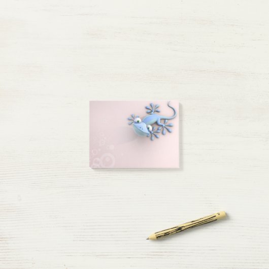 Post-it® Lézard (Sur un bureau)