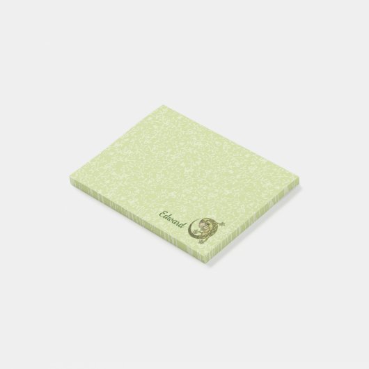 Post-it® Lézard vert (Incliné)