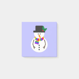 Post-it® LGBT+ Pride Snowman Post-it Notes