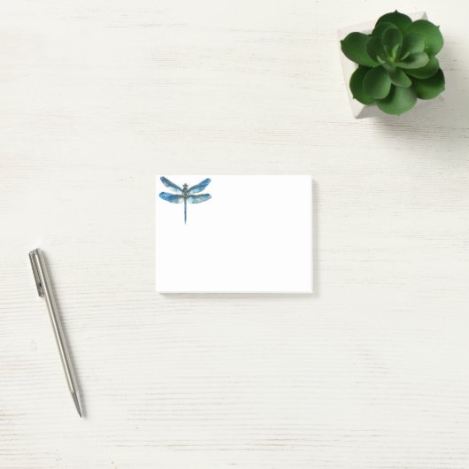 Post-it® libellule bleue (Bureau)