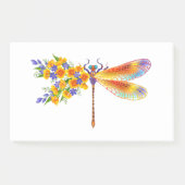 Post-it® libellule de fleurs jaunes (Devant)
