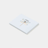 Post-it® Libellule Rêve Bleu Blanc (Incliné)