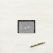 Post-it® Libra Constellation Hevelius 1690 Carte sur Noir (Sur un bureau)