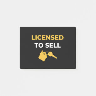 Post-it® Licensed To Sell