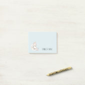 Post-it® Licorne Bleue sur Nuage (Sur un bureau)