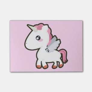 Post-it® Licorne de Kawaii
