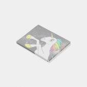Post-it® Licorne de l'espace ! Notes de post-it… (Incliné)