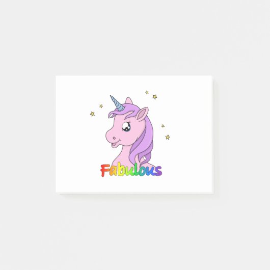 Post-it® Licorne Fabuleuse (Devant)