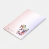 Post-it® Licorne Magique Blush Ombre Violet (Incliné)