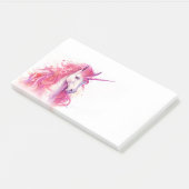 Post-it® Licorne rose mignonne (Incliné)