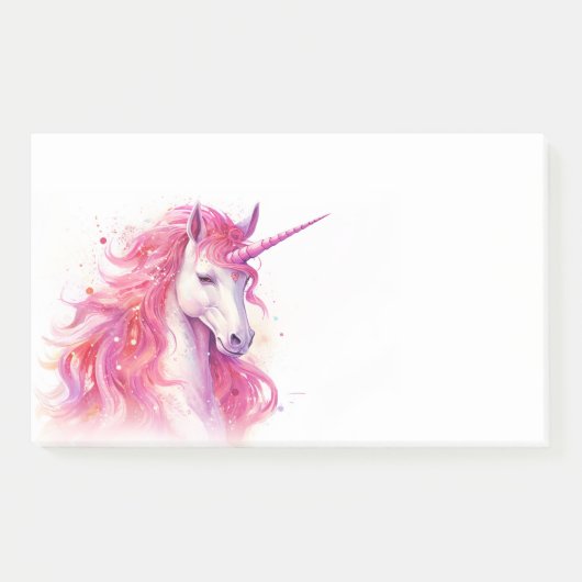 Post-it® Licorne rose mignonne (Devant)