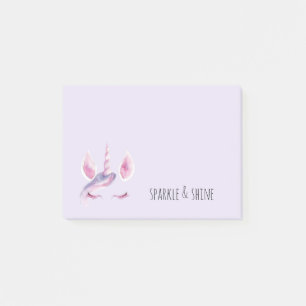 Post-it® Licorne Rose Violet