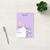Post-it® Licorne Violette Licornes Jolies Fantaisie (Bureau)