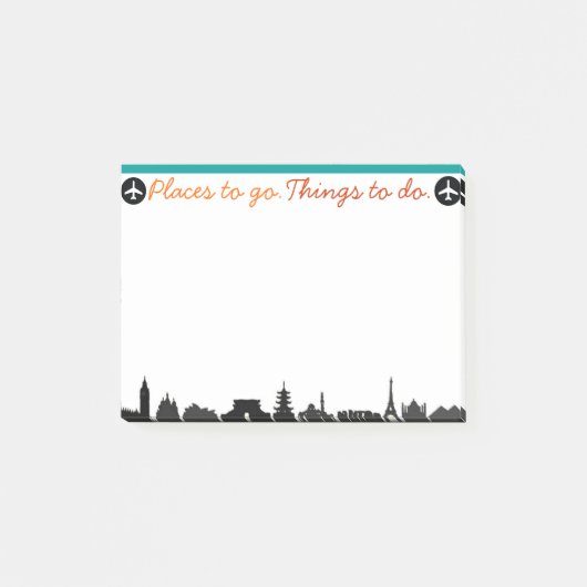 Post-it® Lieux D'Accès, Choses À Faire Post-it (Devant)