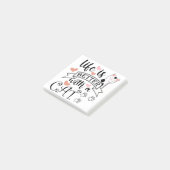 Post-it® Life is Better With a Cat quote slogan (Incliné)