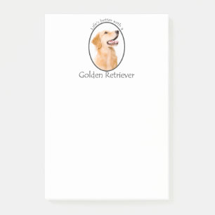 Post-it® Lifes Better Golden Post-It Notes