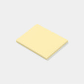 Post-it® Light Canary Simple 4" x 3" (Incliné)