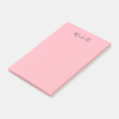 Post-it® Light Pink Professional Unique Classic Handwriting (Incliné)
