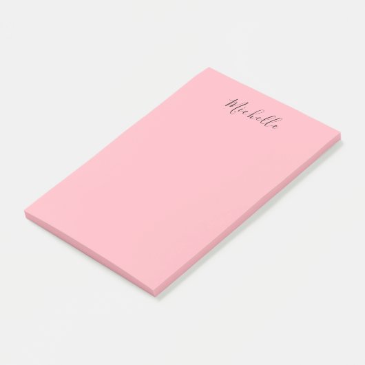 Post-it® Light Pink Professional Unique Classic Handwriting (Incliné)