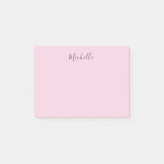 Post-it® Light Pink Professional Unique Classic Handwriting (Devant)
