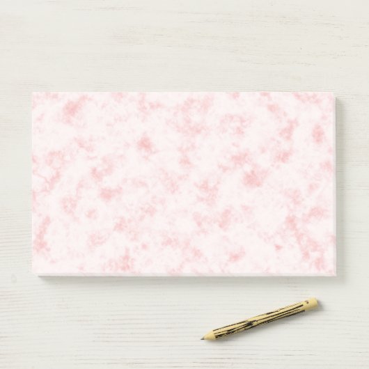 Post-it® Light Red Marble Post-It Notes (Sur un bureau)