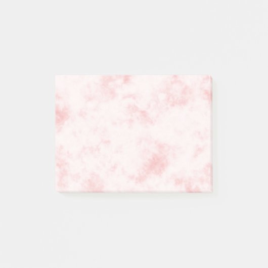 Post-it® Light Red Marble Post-It Notes (Devant)