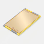 Post-it® Light Yellow and Soft Gray Customize (Incliné)