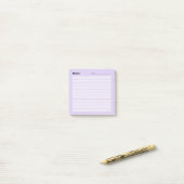 Post-it® Ligne de mémo simple minimale (Sur un bureau)